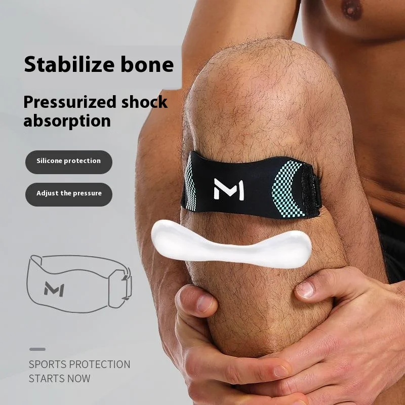 الرضفة الرضفة الفرقة قابل للتعديل هلام السيليكا وتر الركبة حزام حامي الركبة وسادة تشغيل الرياضة ركوب الدراجات الركبة الدعم