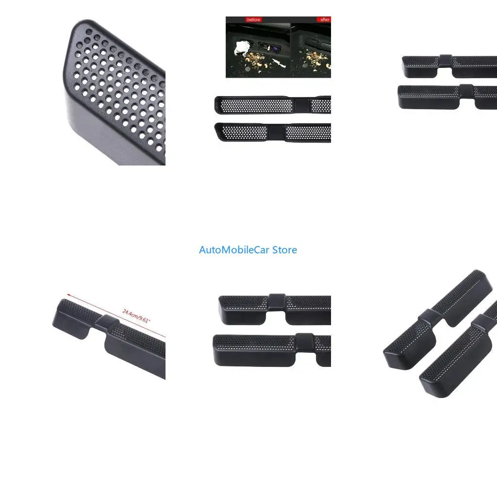 G8TE 2x Car Rear for Seat Air Condition Duct Outlet Cover