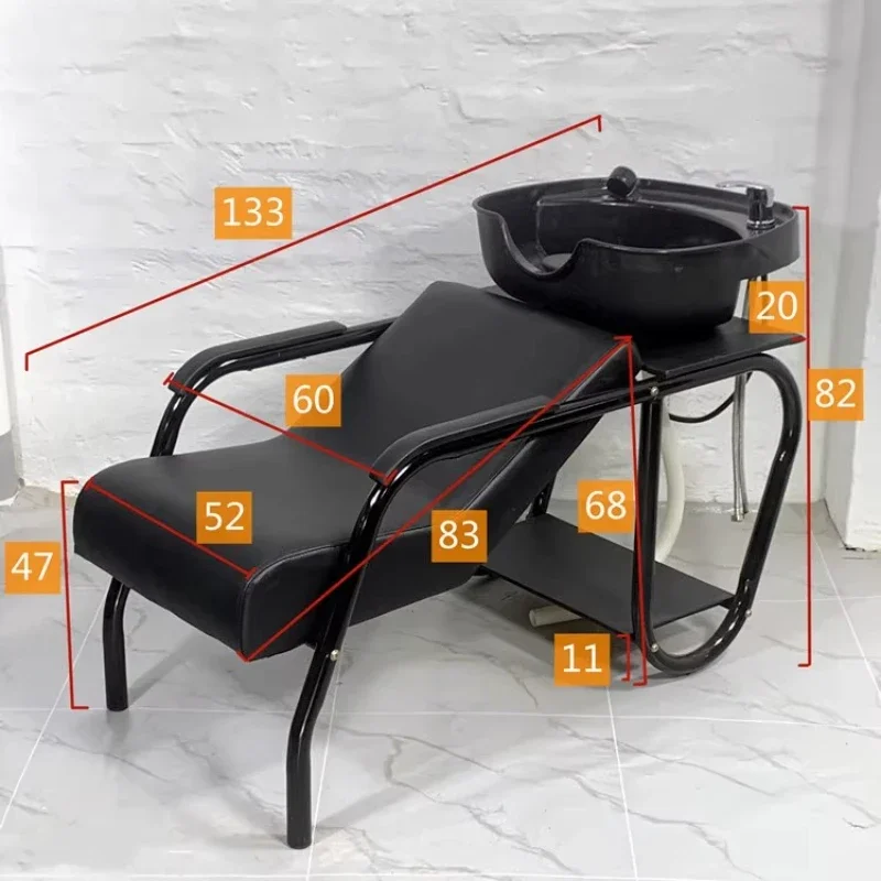 #Exquisite Glamour Luxury Salon Chairs Aesthetic Minimalist Shampoo Chairs Sedia Parrucchiere Professionale Salon Furniture 2