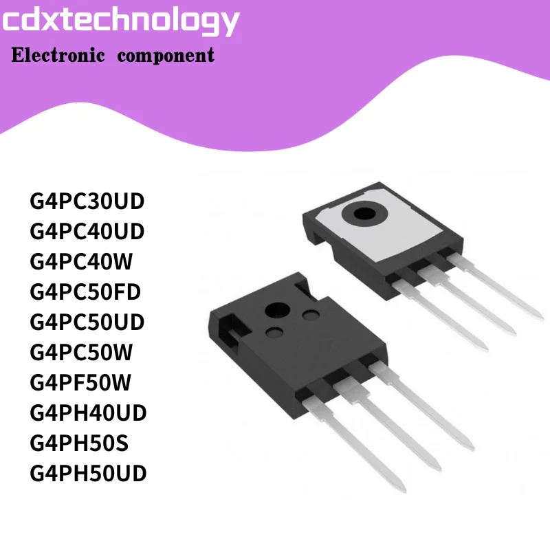 IGBT G4PC40UD G4PC40W G4PC50FD G4PC50UD G4PC50UD G4PF50W G4PH40UD G4PH50S G4PH50UD TO247 IGBT, Lote 1pc
