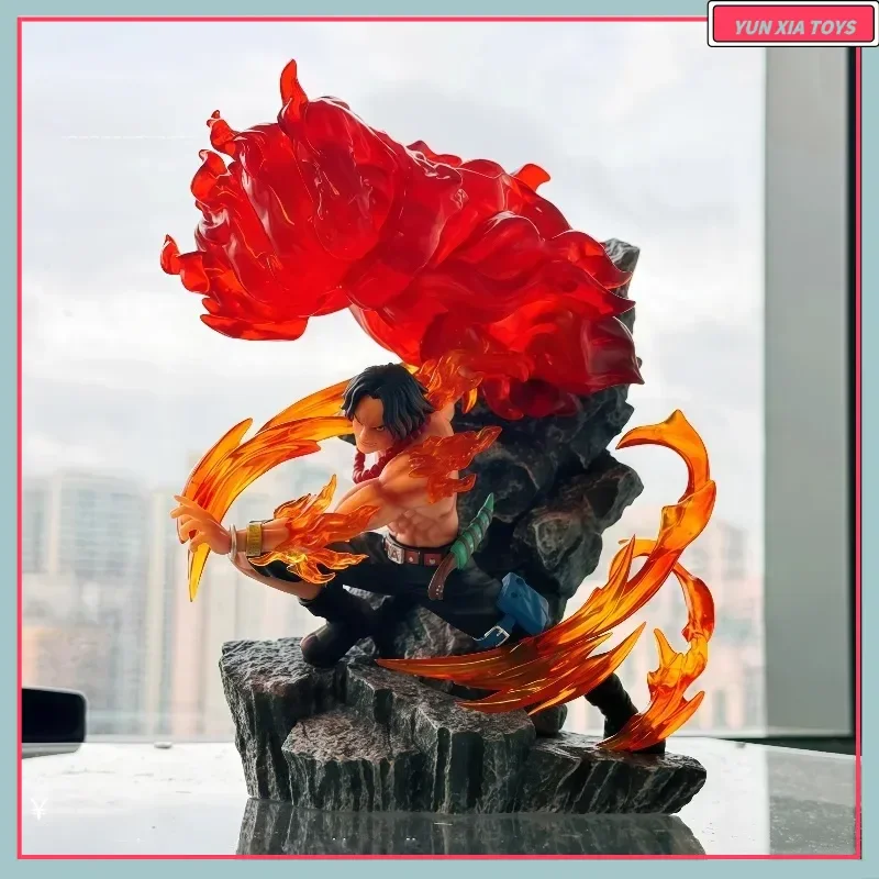 

17 см аниме цельная фигурка Portgas D Ace экшн-фигурки персонажи Gk украшения сбор ПВХ модель куклы настольные игрушки подарок