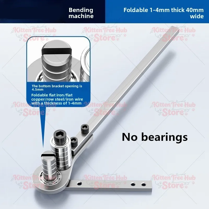 Manual Iron Block Bending Machine Steel Plate iron wire Bending tools Sheet Metal
