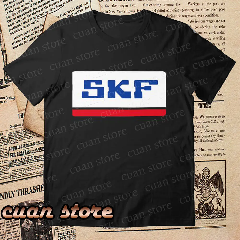 New SKF Company Logo Men's T-shirt funny size S to 5XL