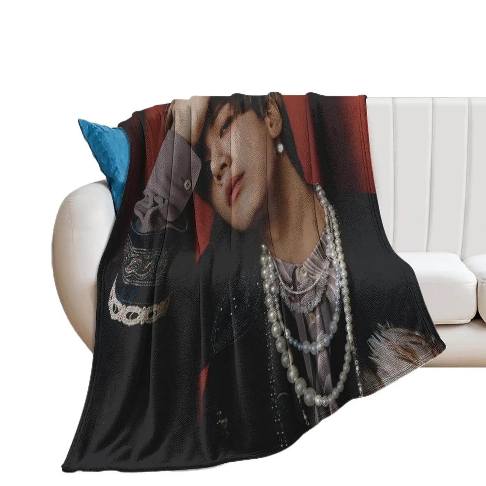 TEN - KICK BACK (WAYV) Throw Blanket Bed covers Decorative Sofas Blankets