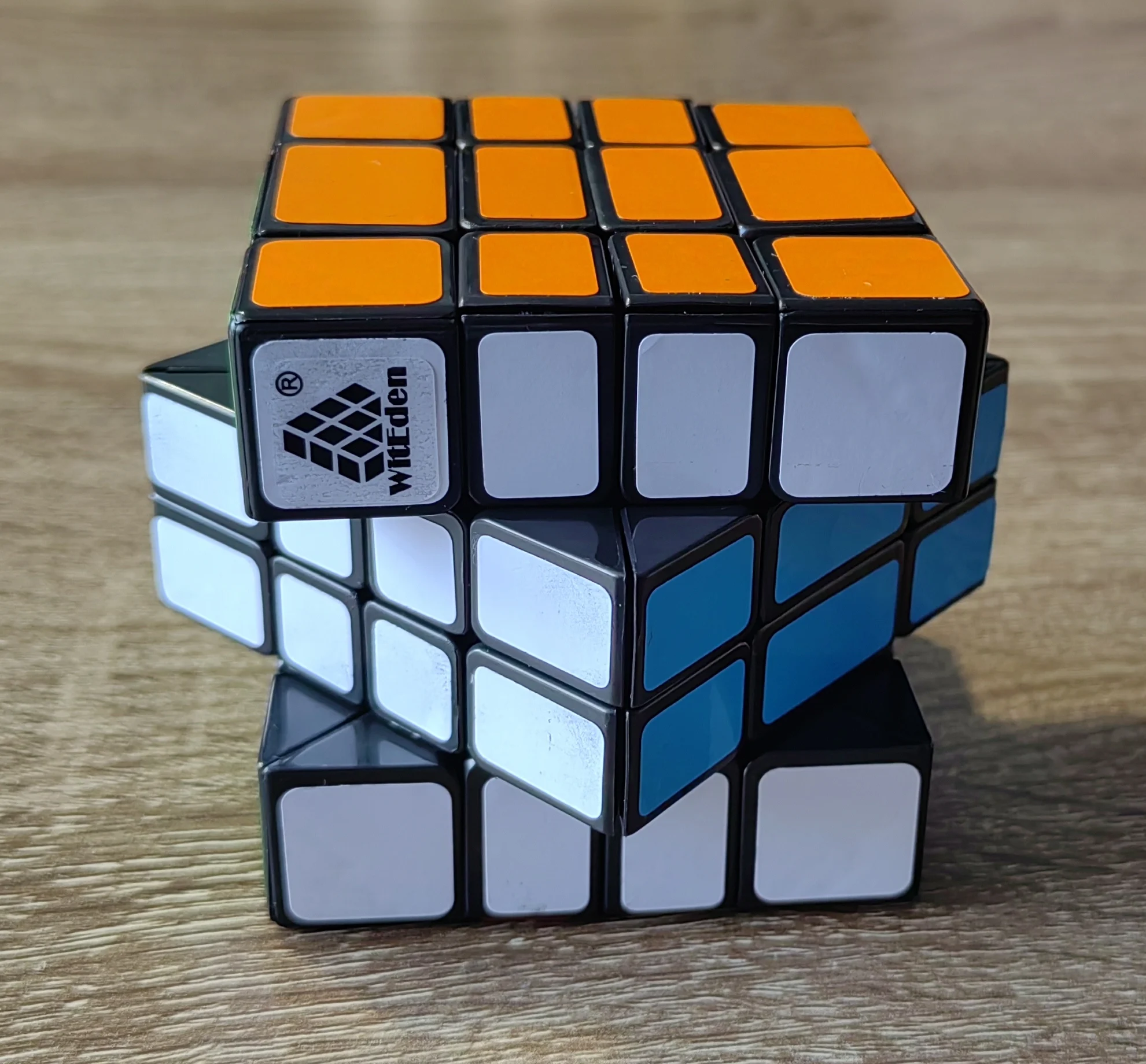WitEden 4x4x3 Mixup Edge- rebuilt Magic Cube WitEde 443 Sticker Cube Professional Puzzle Toys Children Gift Cubo Magico Puzzle