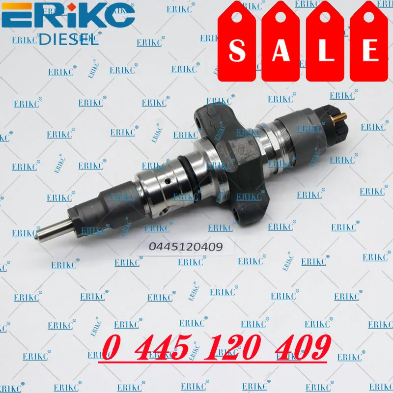 

ERIKC 0445120409 Injector Common Rail 0445 120 409 Original Diesel Fuel 0 445 120 409 for Bosch Series 0445 120 409