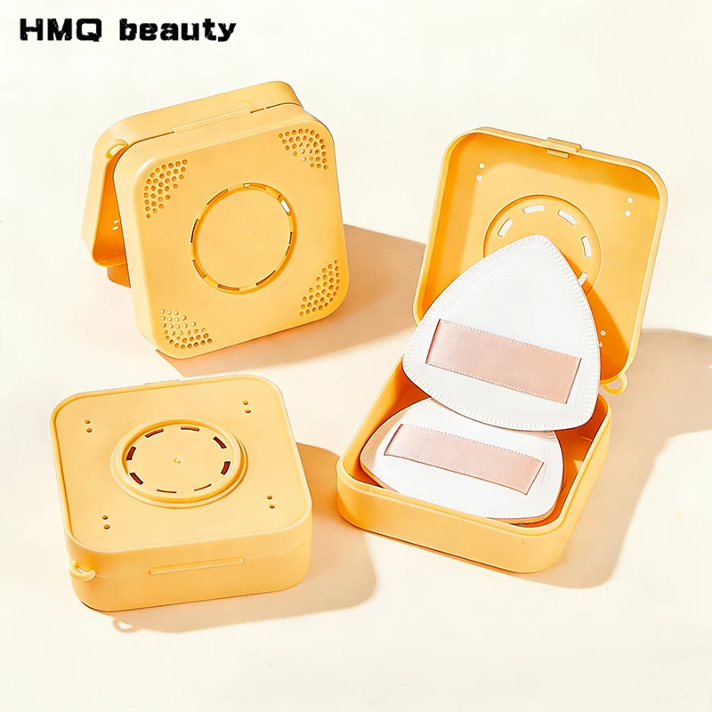 Ultra-Weiche Make-up Schwamm-Set Dreieckige Form Puderquasten Air Cushion Foundation Blender mit Aufbewahrungsbox Nass/Trocken Kosmetikwerkzeuge