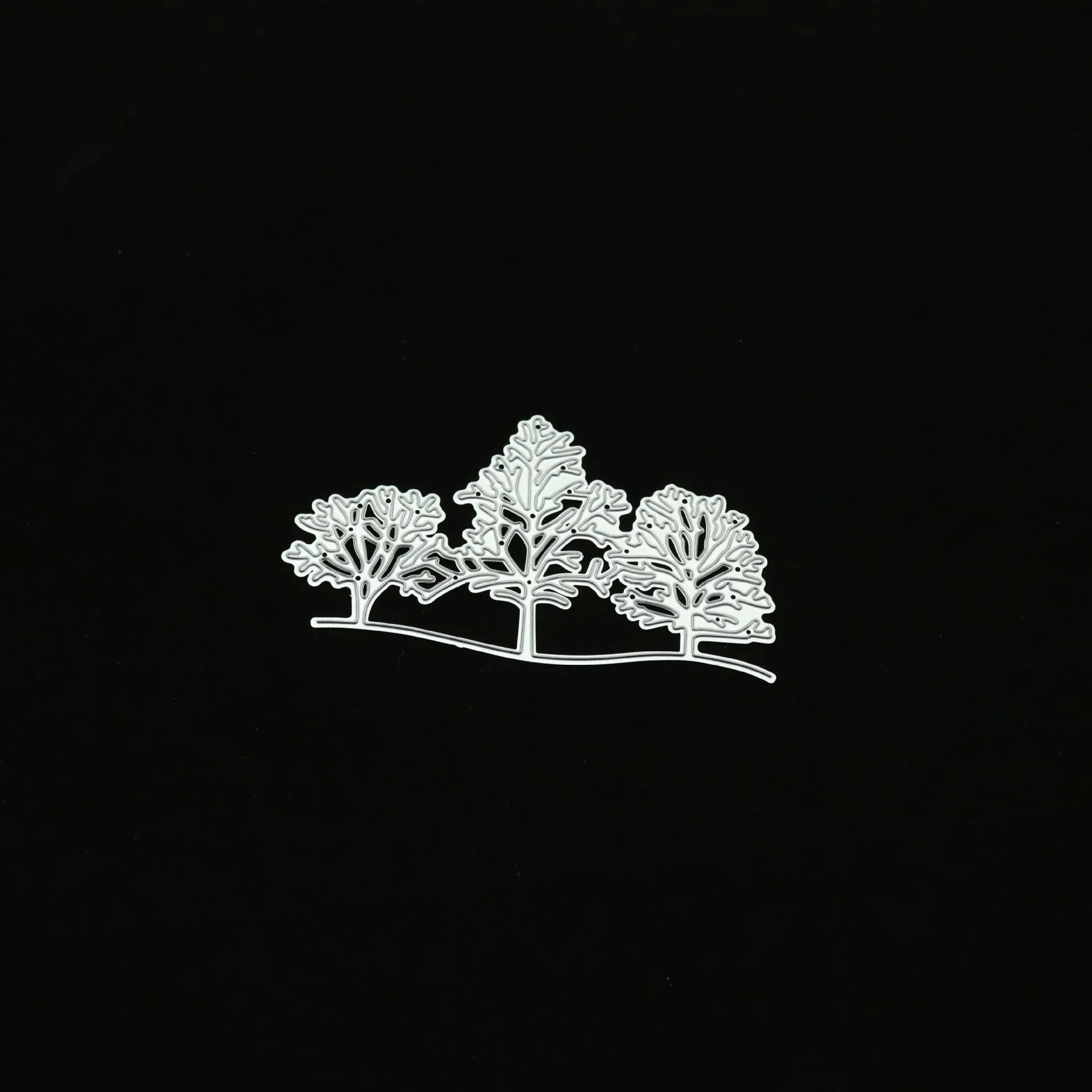 Snow Tree Winter Landscape Metal Cutting Dies Scrapbooking Craft Cuts Paper Art Card Making Emboss Stencil