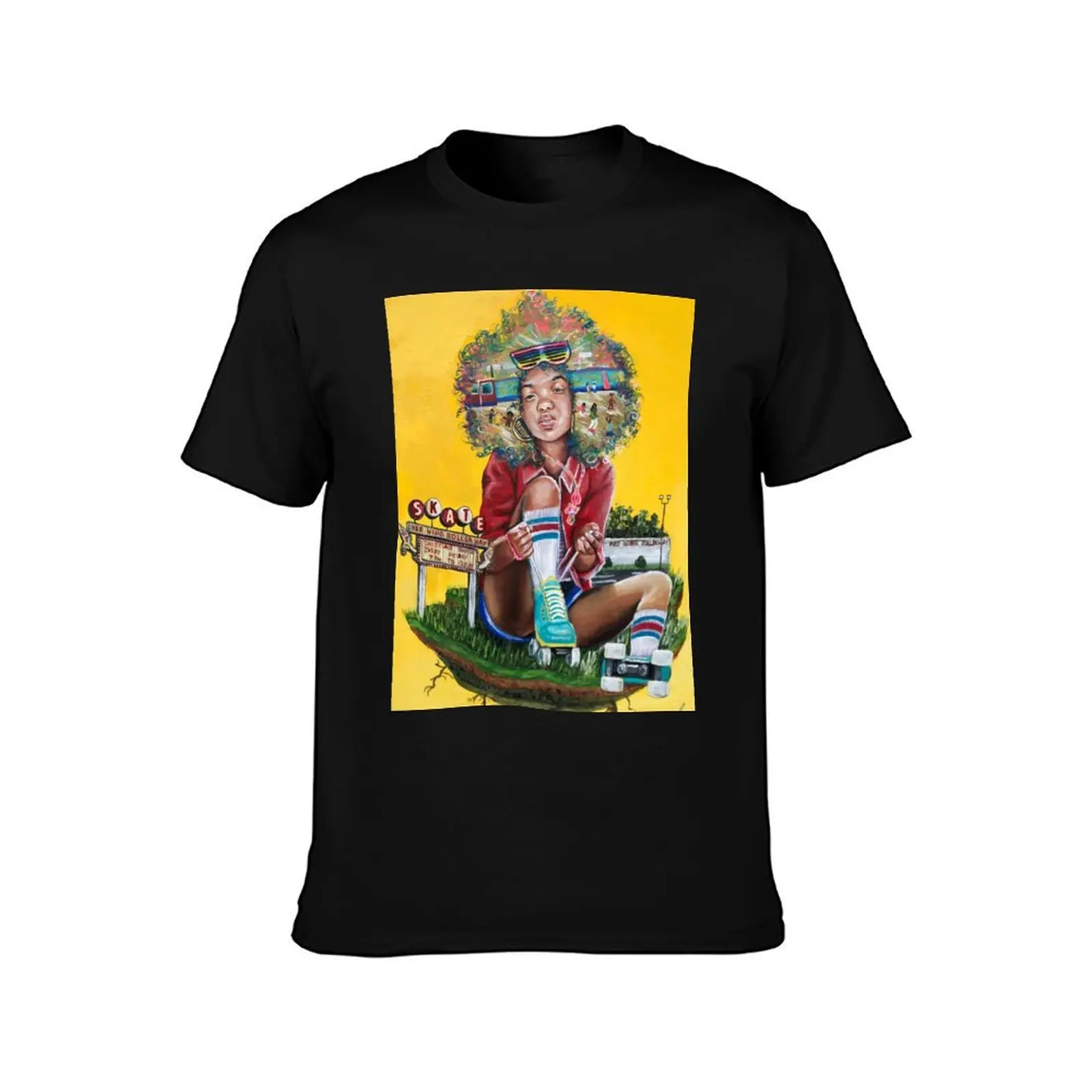 Red Wing T-Shirt, Summer Casual Cotton Tee, Oversized Streetwear Tops, Vintage Graphic Print, Loose Fit Short Sleeve