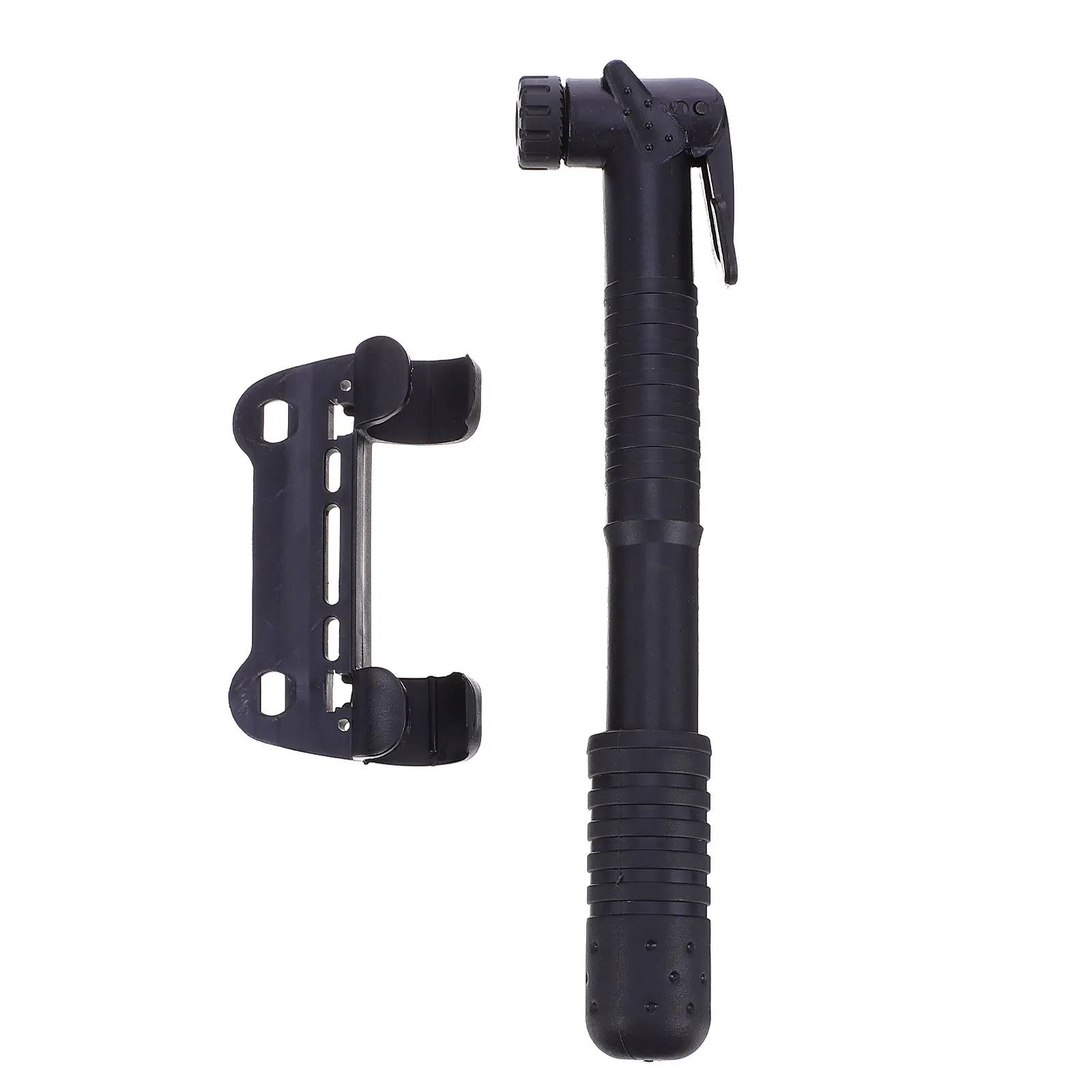 1Set Mini Bike Pump Portable Air Compressor for Tires Bikes Basketball with Extended Hose American French Nozzle High Pressure