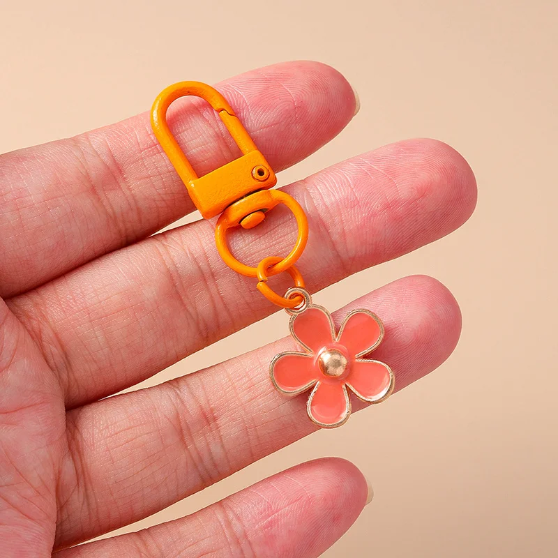 Aihua Niedlicher Klingelnder Blumen-Schmetterling-Herz-Schlüsselanhänger für Frauen und Mädchen, Handtaschenanhänger, Schlüsselkette, Schmuckzubehör, Geschenke – Detail 14
