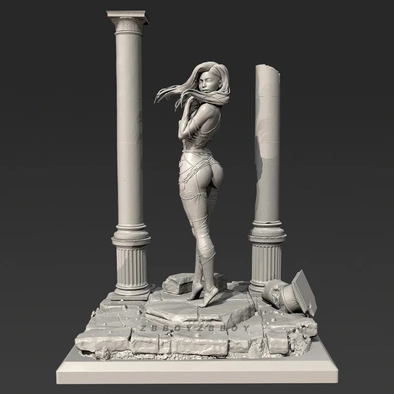 

38mm 50mm 75mm Stage Stars Resin Model Figure Gk Micro Miniature 3d Printed White Model Toy Unassembled And Unpainted Kit