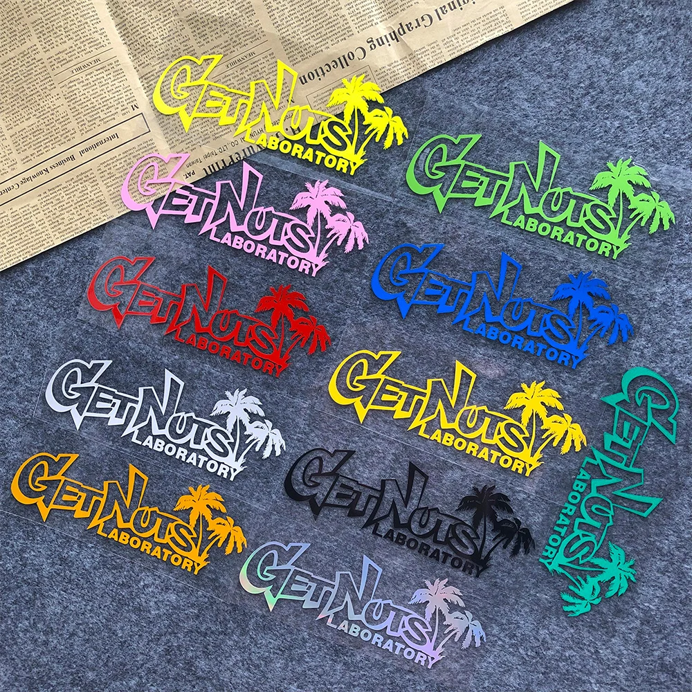 Coconut Tree-pegatinas reflectantes para motocicleta, calcomanía para Moto, Scooter, parabrisas de carrocería, accesorios para tanque de combustible, Mt07, z900, s1000rr