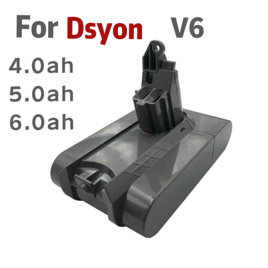 

6.0Ah / 5.0ah / 4.0ah Li-Ion Battery 21.6V For Dyson V6 DC59 DC58 DC62 DC74 DC61 SV09 SV07 SV03 965874-02 Vacuum Cleaner Battery