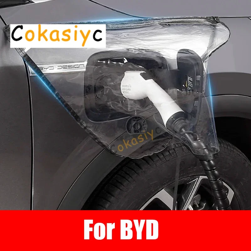 For BYD Seal U Sealion 6 ATTO 3 SEAL Dolphin Seagull Tang Han 2024 Rainproof Cover Charging Gun Waterproof Cover Accessories