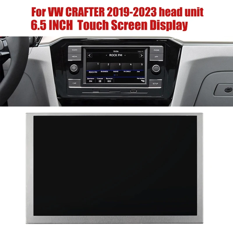 Original 6.5 inch LCD Display Moniter LM1696A01 GPM1696A00 LM1696A01-1D LM1696A01-1B For VW Golf Crafter Transporter T6 T6.1