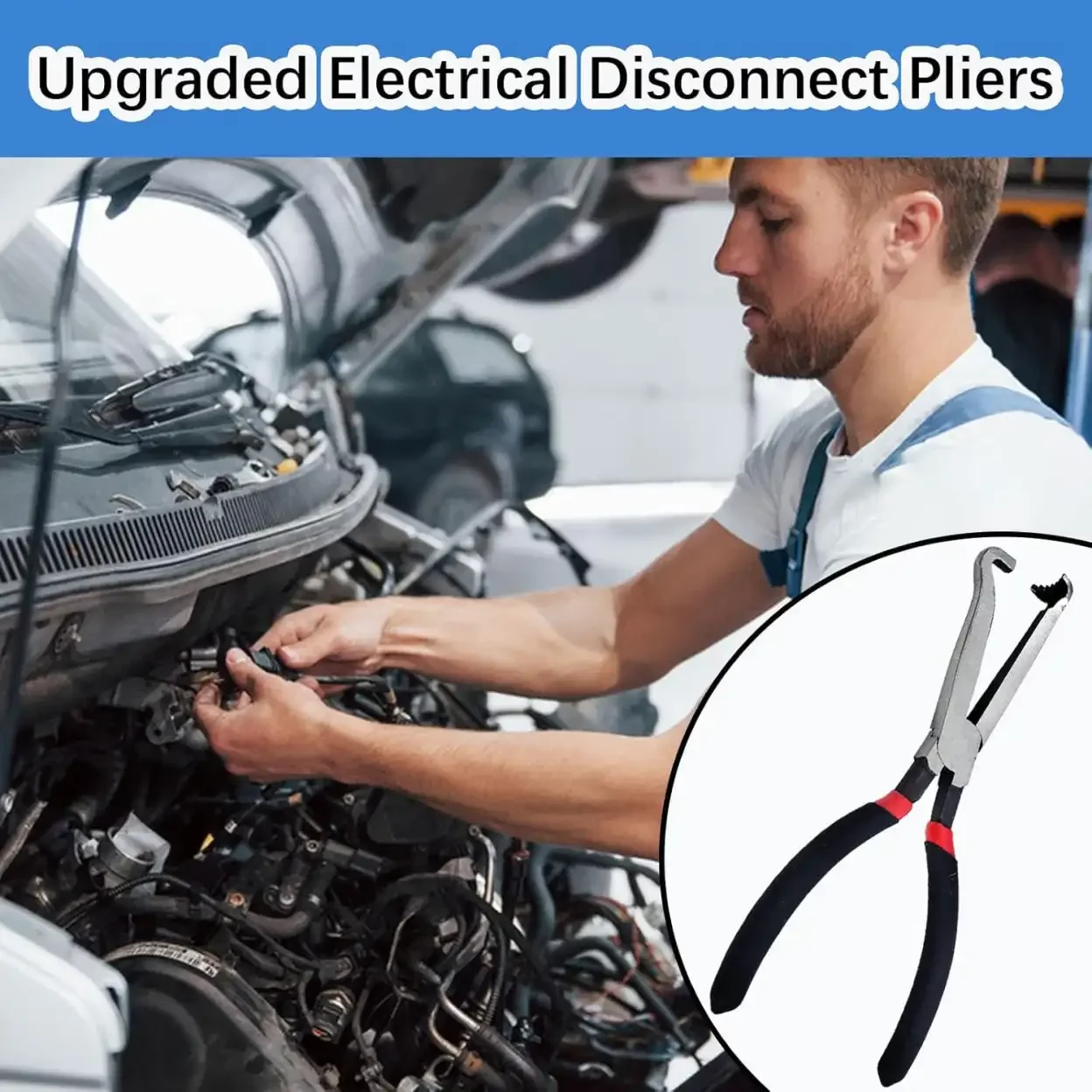 8 Electrical Disconnect Pliers Fuel Line Wire Removal Plier Oil Pipe Separate Plier for Car Motorcycle Automotive Repair Tools