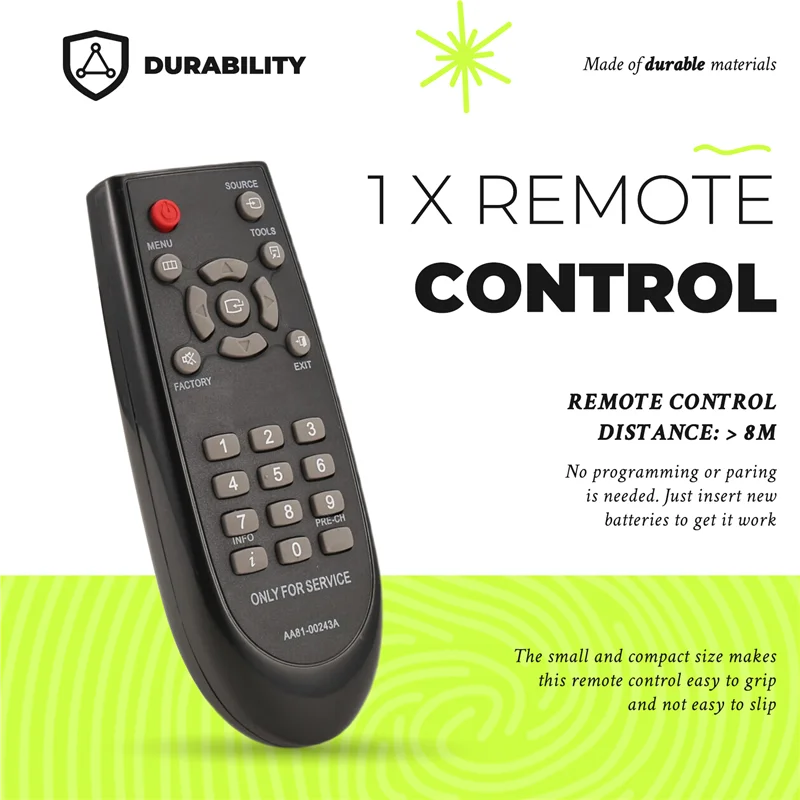 

FULL-AA81-00243A Service Remote Control Controller Replacement For TM930 TV Television