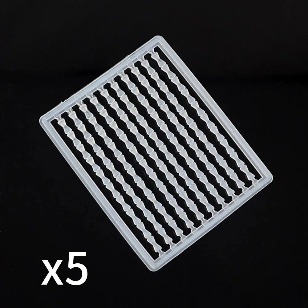 Hirisi 5pcs Karpervissen Boilie Aas Stopper Boilie Dumbell Haar Stopt Visgerei Accessoires AH162