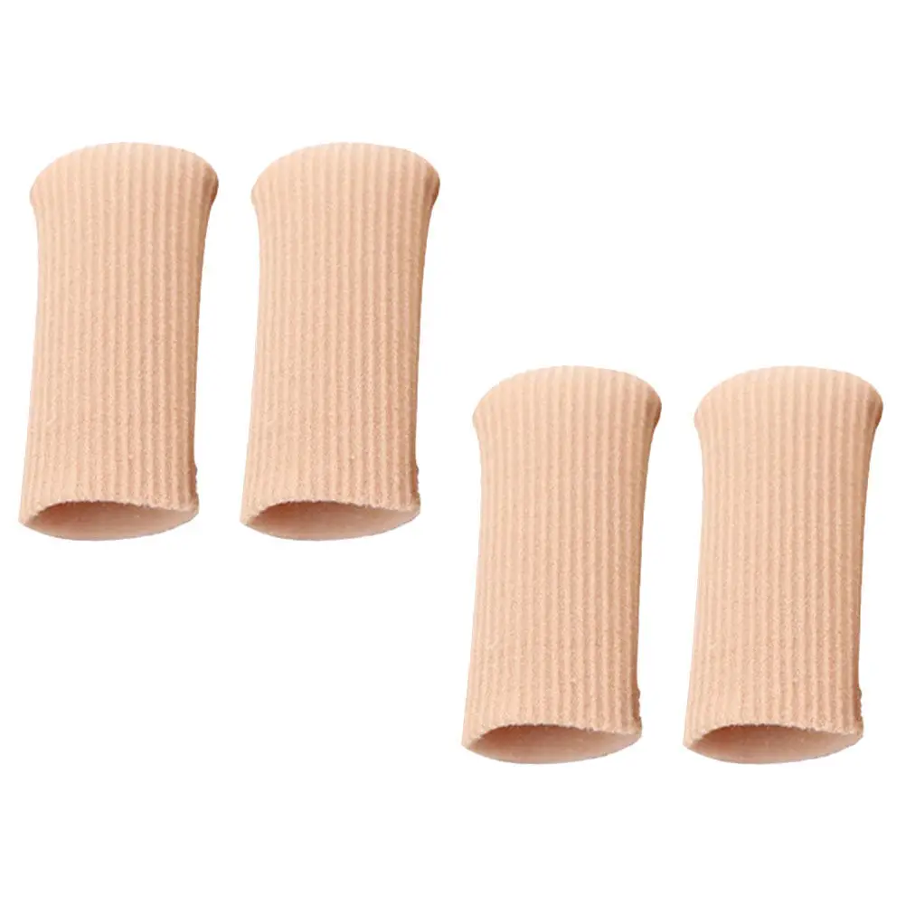 4Pcs Elastic Toe Sleeves Silicone Toe Protectors for Pain Relief Blister Hammertoe Ball of Foot Protection Reusable Breathable