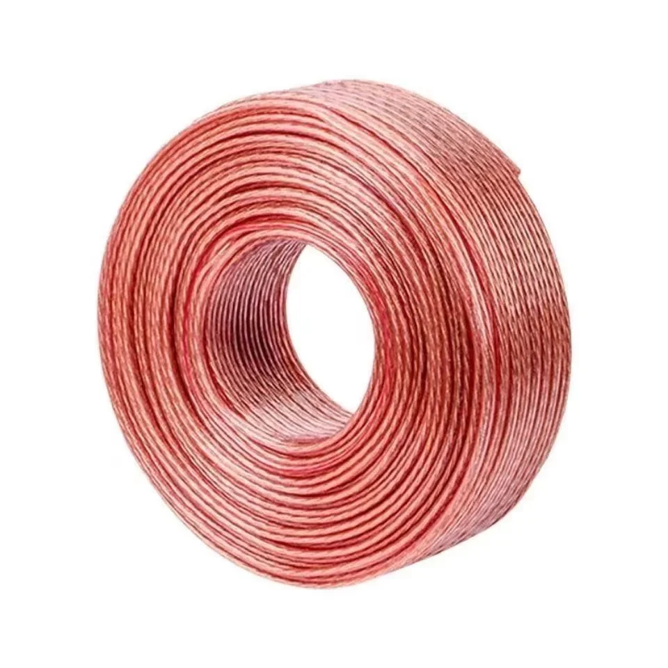 كابل صوت عالي DIY كابل صوت هاي فاي سلك صوت نحاسي خالي من الأكسجين لمكبر الصوت للمسرح المنزلي KTV DJ System #3