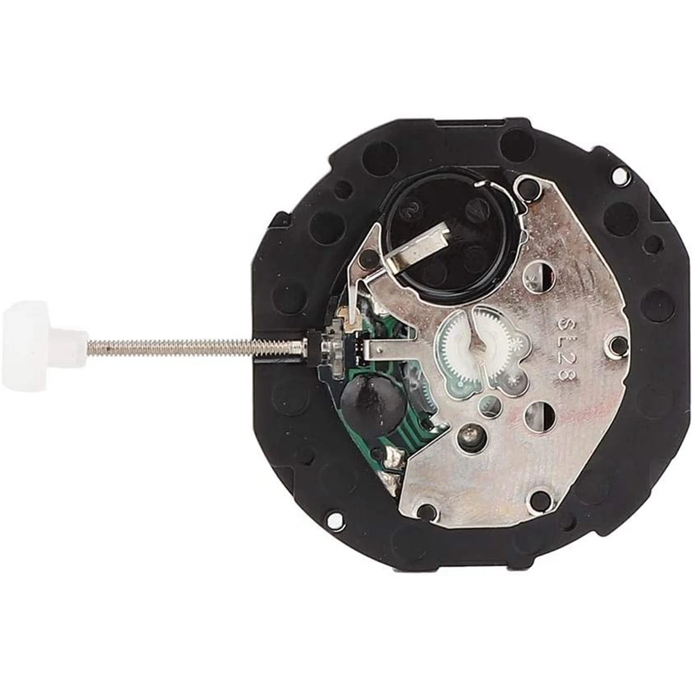 T36C Watch Movement,Three Hands Movement Movement Quartz Watch Movement, SL28 for Watch Repair Accessory Men(Single Calendar)