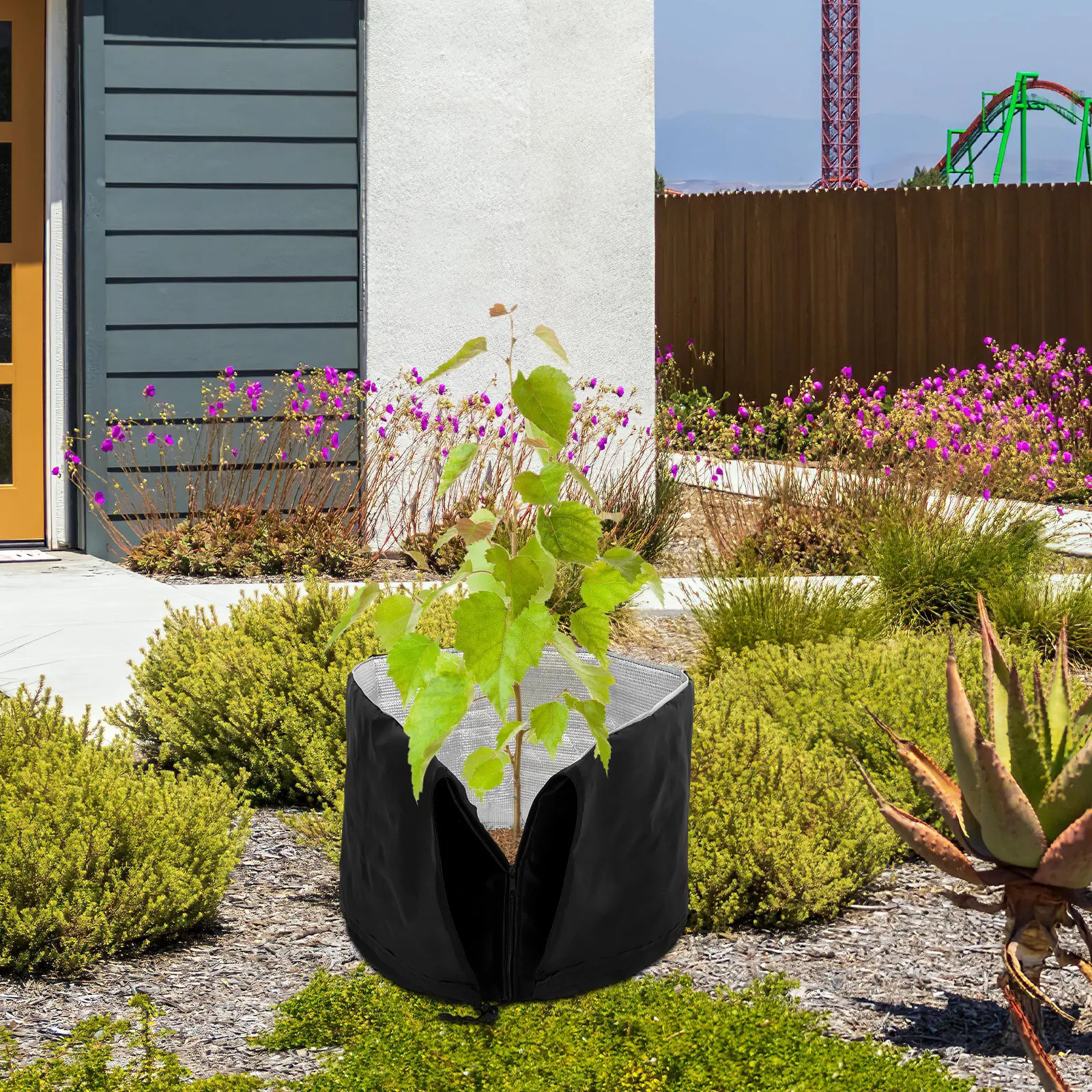 

Утепленное покрытие для садовых растений: сверхпрочная зимняя защита от мороза для горшечных растений, деревьев, кустарников – морозостойкий термозащитный экран