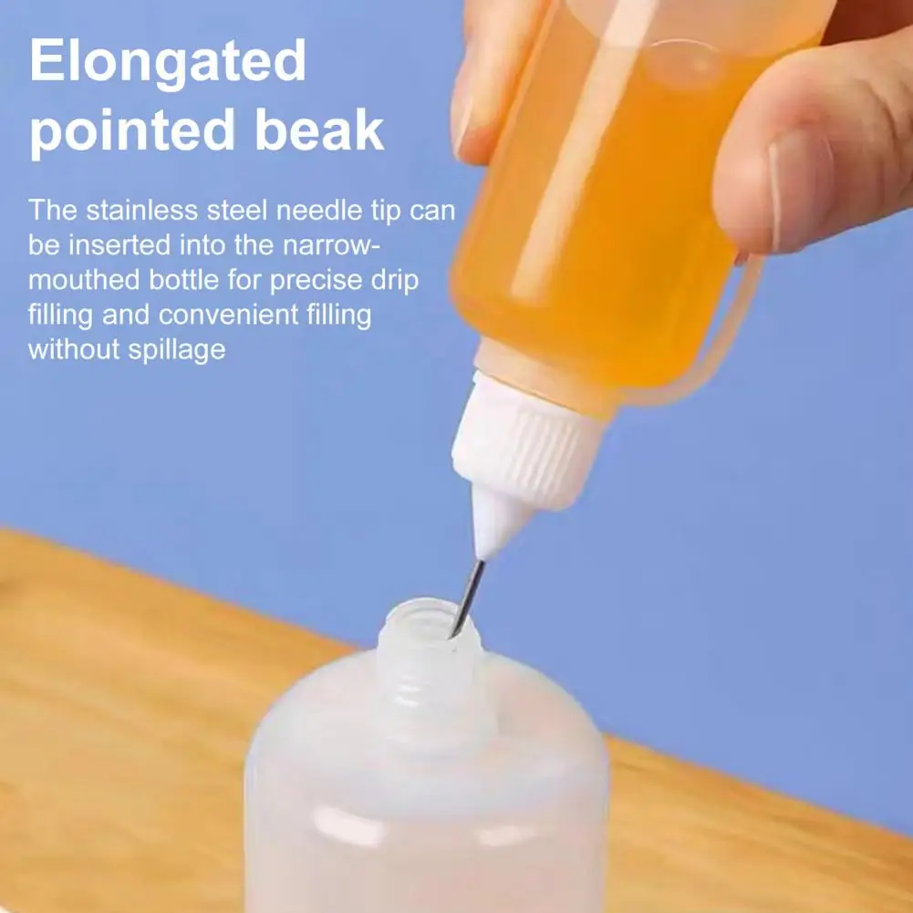 10 個 5/10/20/30/50/100 ミリリットルニードルチップアプリケーター液体スポイト充填接着剤ボトルニードルチップ接着剤ボトル DIY クラフトオイラー