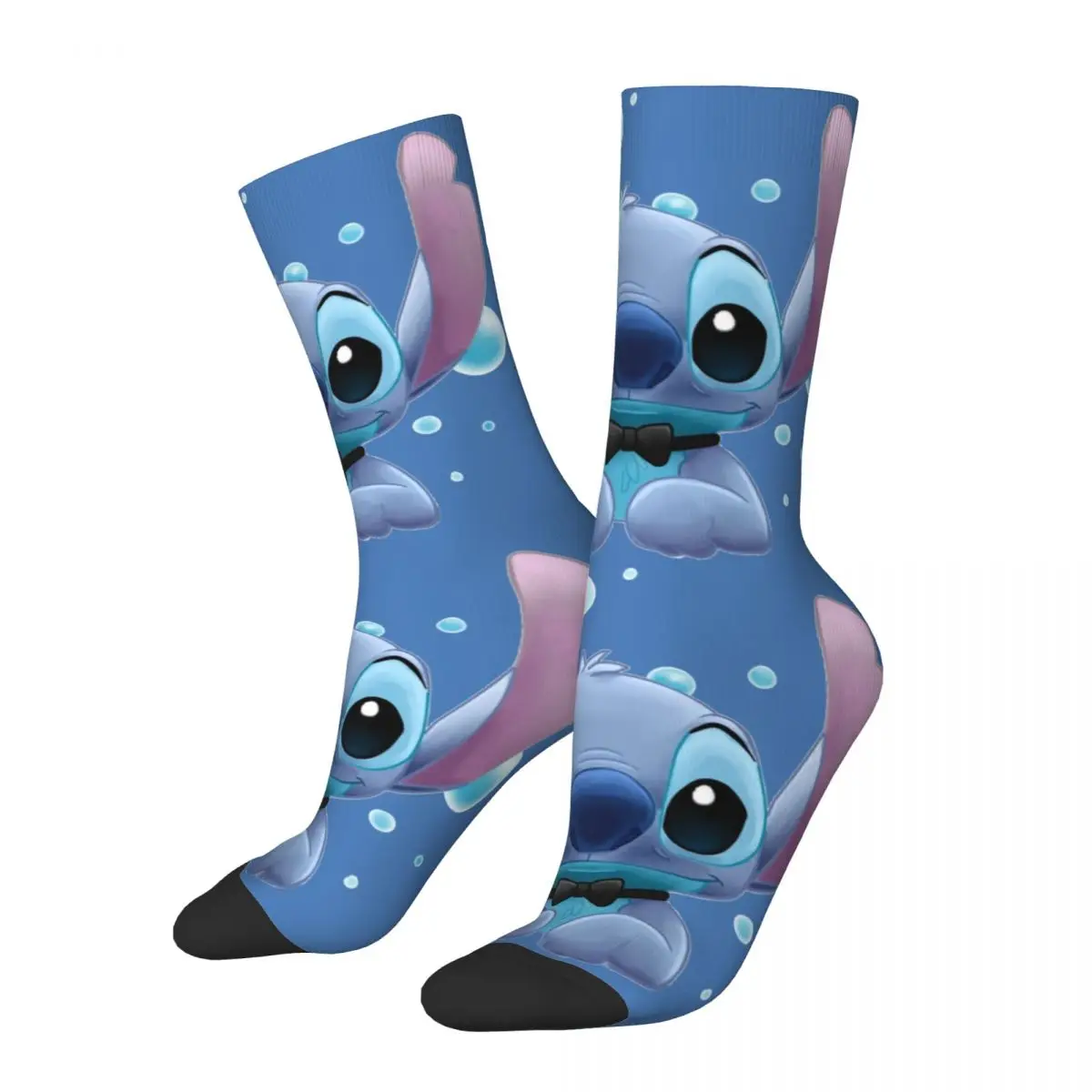 Funny Lilo And Stitch Accessories Socks Flexible Stitch Movie Graphic Crew Socks Comfortable for Women Men Best Gifts