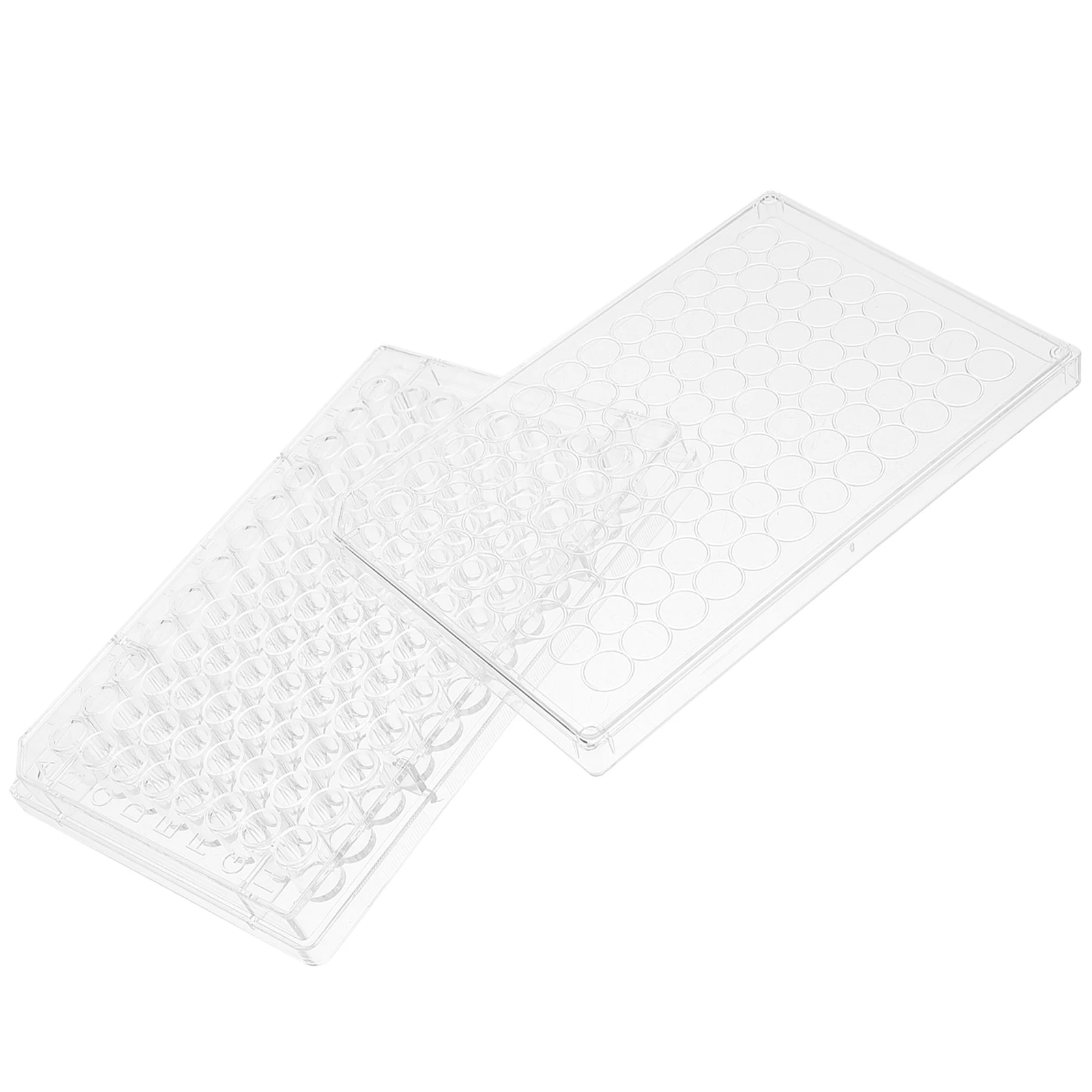

96-well Culture Plate Transparent Laboratory Tissue Tray for Dish with Lid Cell Dishes Round