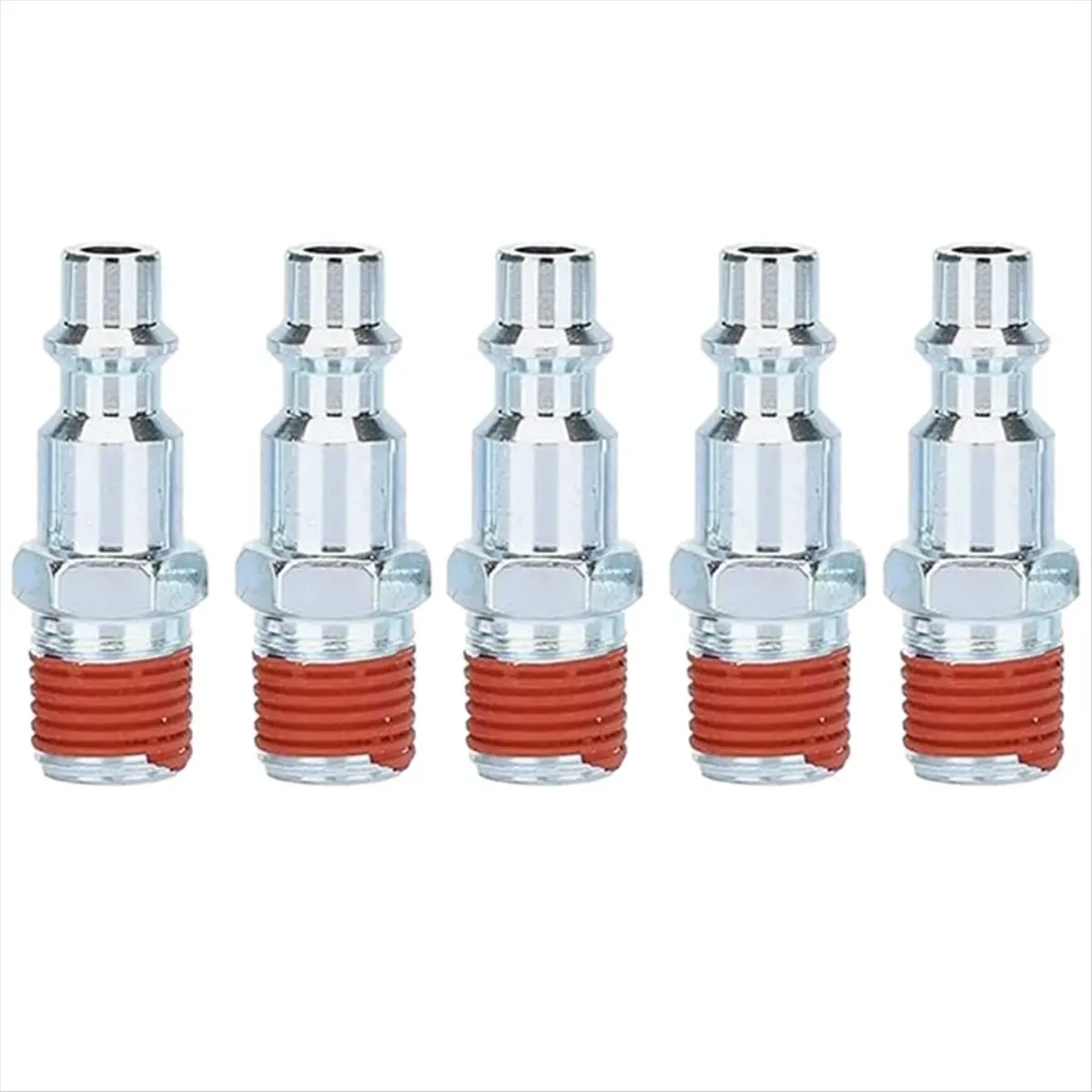 20Pc 1/4 Inch External Thread Pneumatic Quick Coupling Male Connector US Style Pneumatic External Thread Quick Connector