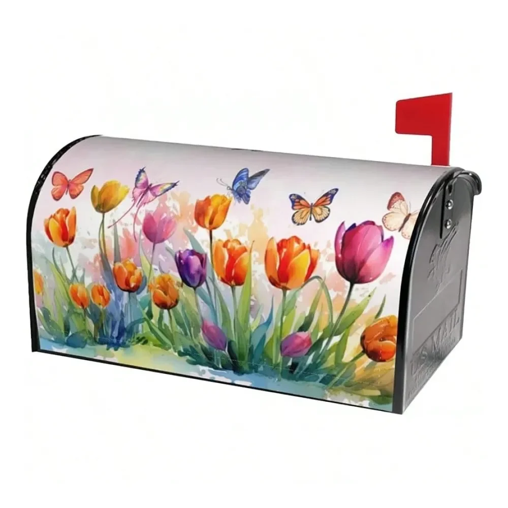 

Covers Magnetic Standard Size,18x21 With Spring Summer Magnetic Mailbox Covers Holiday Outside Yard Decor2025