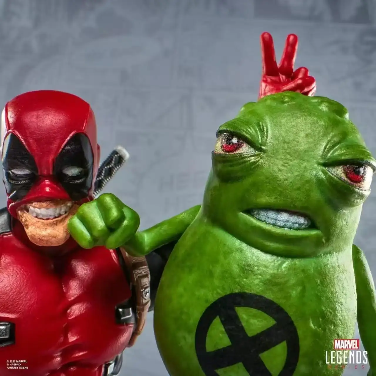 Marvel Legends Maximum Series Deadpool Deluxe Deadpool Comics 6-Inch Action Figure with Accessories Including X-Forces Doop