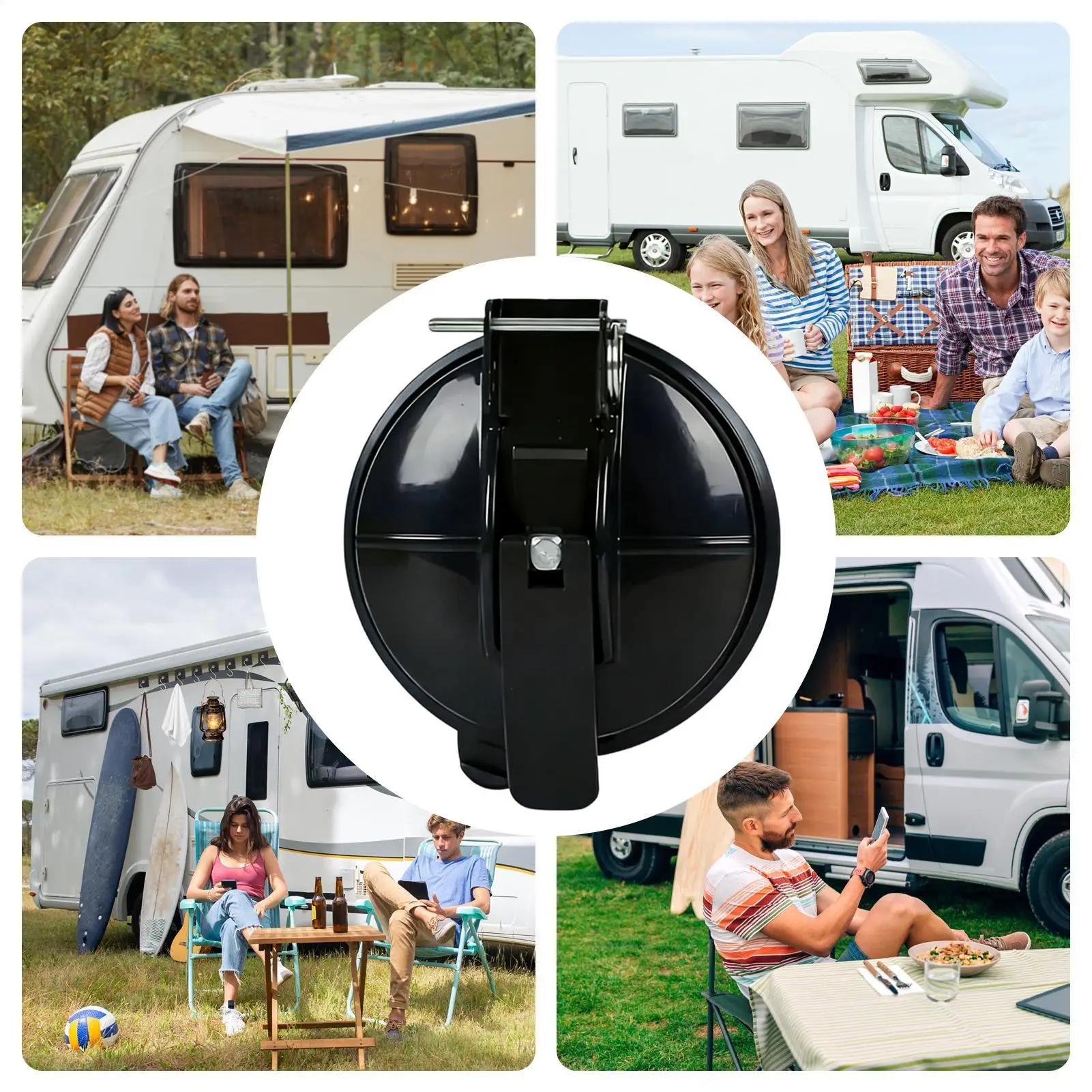 

Heavy Duty RV Suction Cups Motorhome Tent Fixing Caravan Sunshade Suction Cup For Campers Drivers Travelers Family Beach