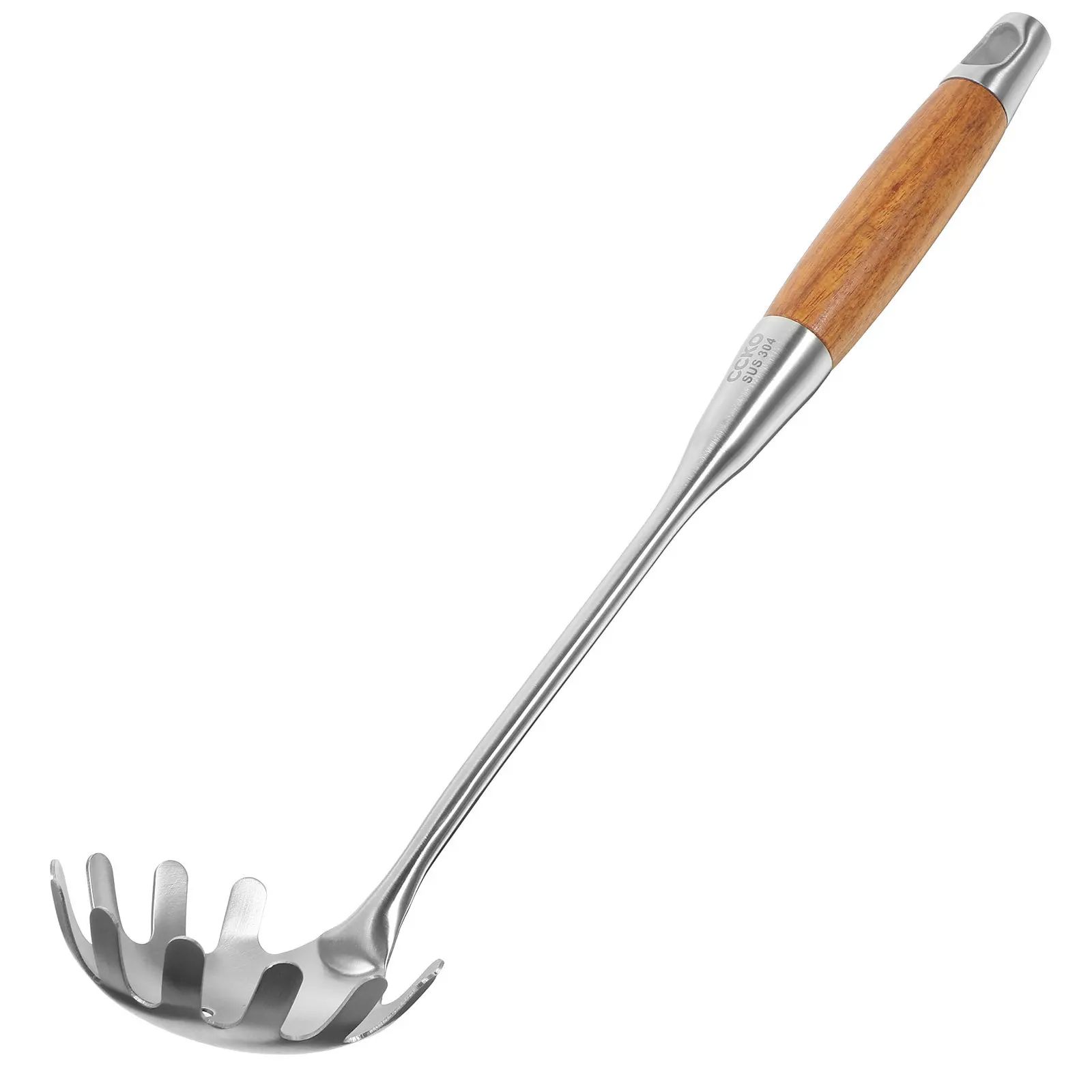 

Stainless Steel Spaghetti Server Noodle Strainer Spoon Colander Kitchen Utensil For Pasta Cooking Drain Hole Anti-Scalding