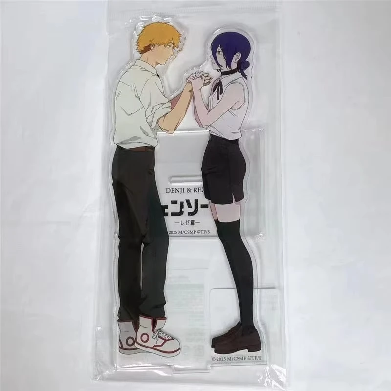 Reze Arc Filmfigur Denji & Reze Hand in Hand Acryl-Standee Anime-Paar-Charakter Tischdekoration Fan-Merchandise Geschenk – Detail 2