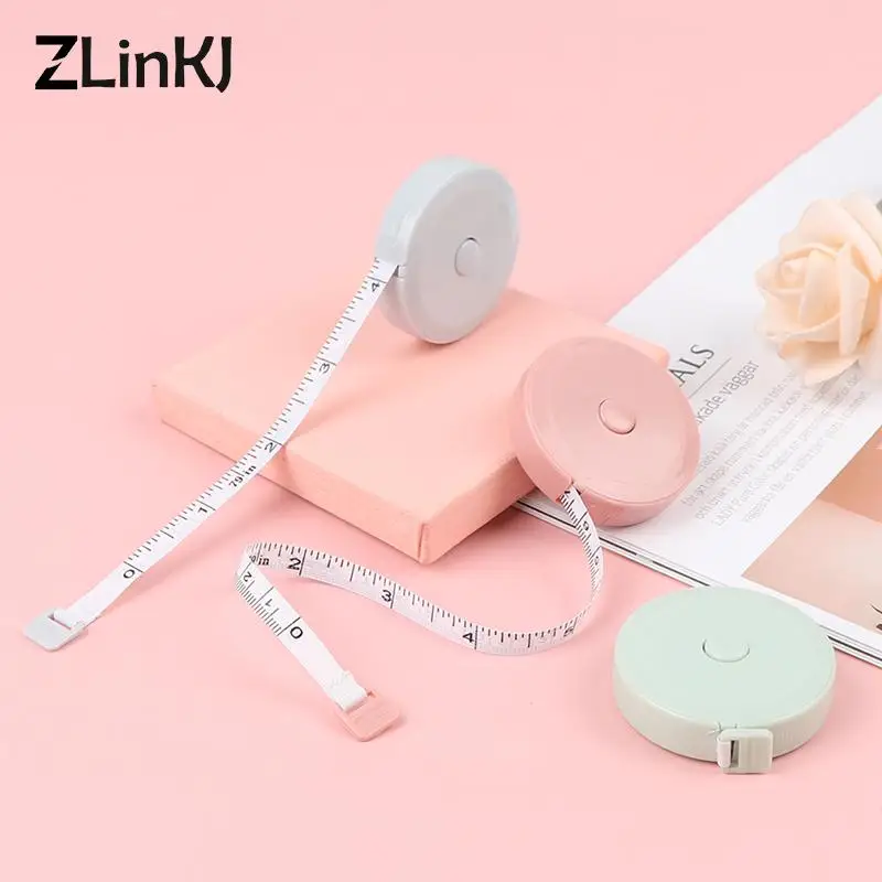 1pc 150cm/60" Tape Measures Portable Retractable Ruler Children Height Ruler Centimeter Inch Roll Tape