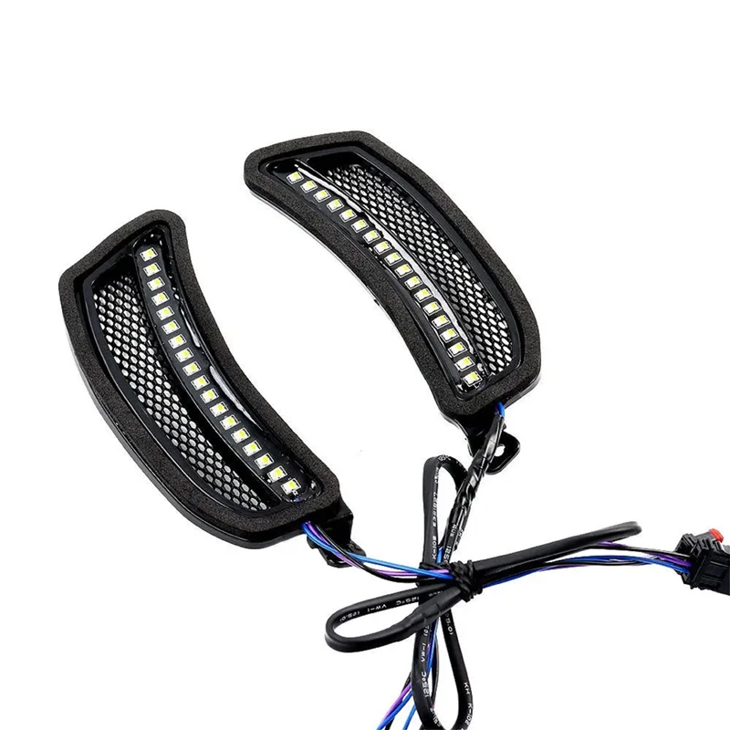 ملحقات الدراجة النارية LED أضواء تنفيس هدية لـ Softail Low Rider ST FXLRST Low Rider El Diablo FXRST 2022-2024