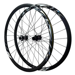 700C Gravel Road Bike Wheelset straight 24H Rim Depth 30mm Disc Brake 6 Pawl Hub Body HG XD MS Driver 8-12s QR And Thru Axle1215