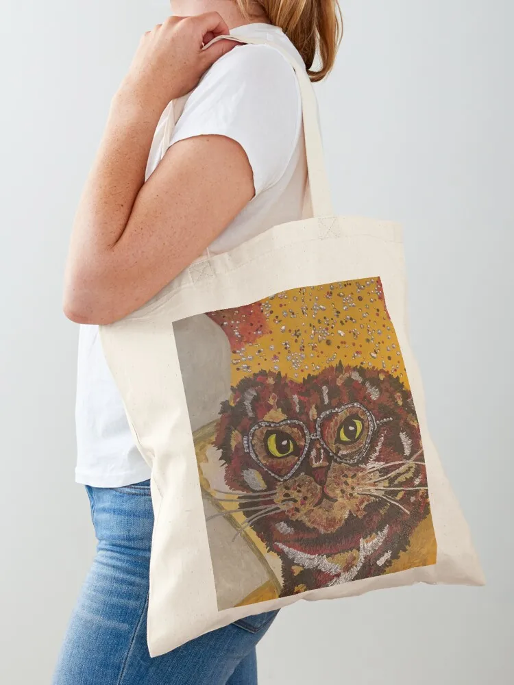 

Elton Meow Tote Bag Reusable bags bags luxury women tote bags cloth hand