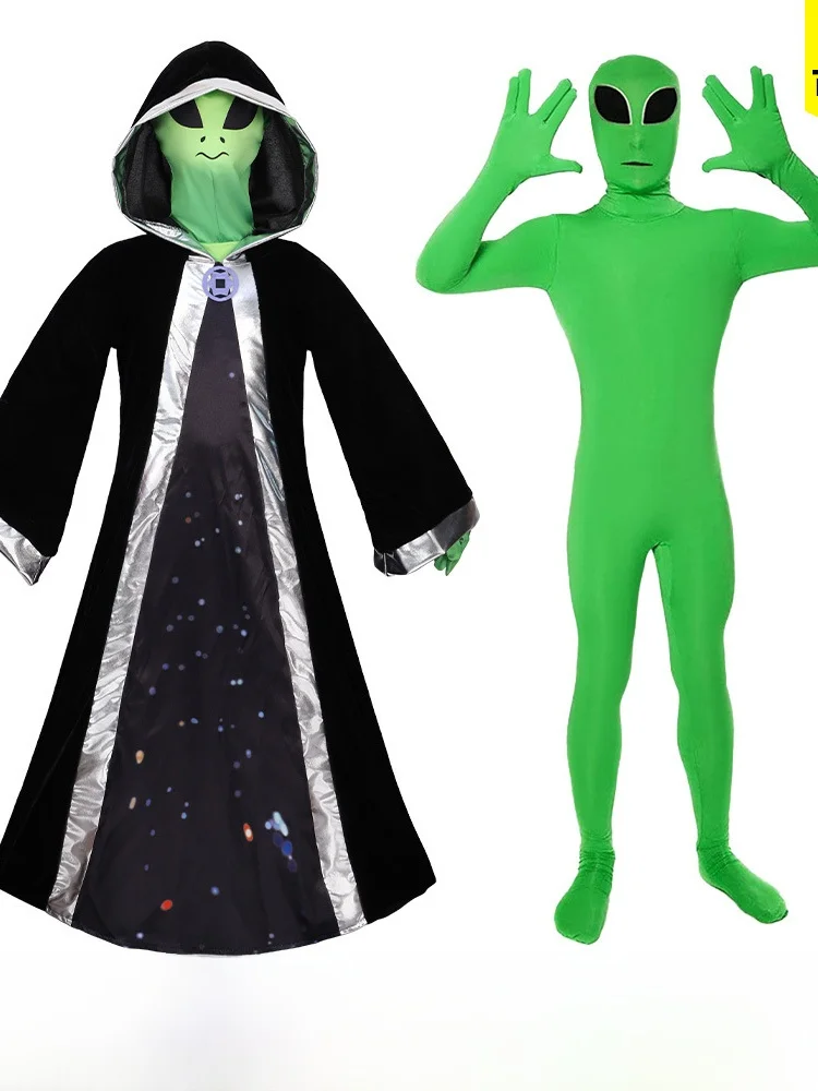 

Alien Costume loween Invisible Nighttime Masked Cosplay Clothes for Adults And Children Sci-Fi Theme Mystery Outfit