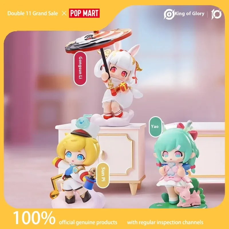 

Genuine Popmart Honor Of Kings Canyon Newbie Canyon Gratitude Season Series Figure Blind Box Fashionable Gift Glue Figure