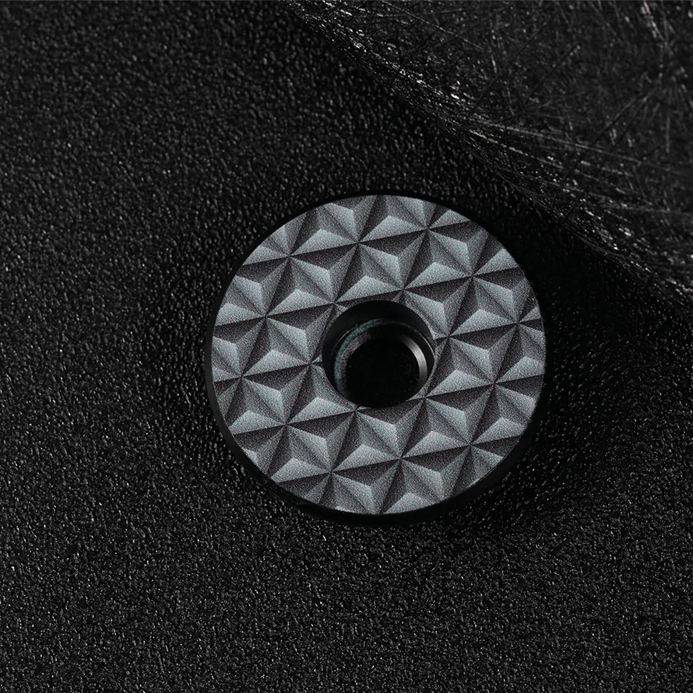 

2 Pcs Bike Bowl Cover Bicycle Seat Headset Top Cap Stem Wheel Wear-resistant Caps Earphone