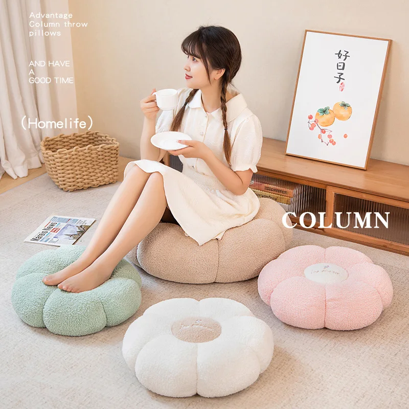 INS Super Soft Stuffed Flower Plush Throw Pillow Cute Cushion Plushies Stuffed Plants Soft Kids Toys Gifts Home Sofa Room Decor