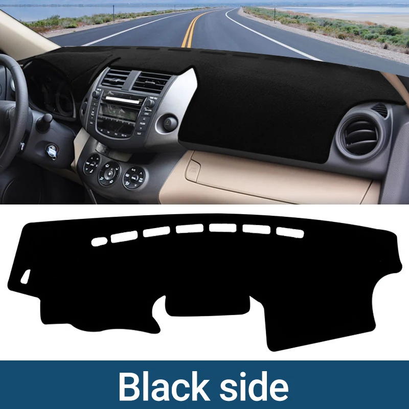 

Car Dashboard Avoid Light Cover Anti-UV Mat Pad Non-Slip Carpets For Toyota RAV4 XA30 2006 2007 2008 2009 2010 2011 2012 RAV 4