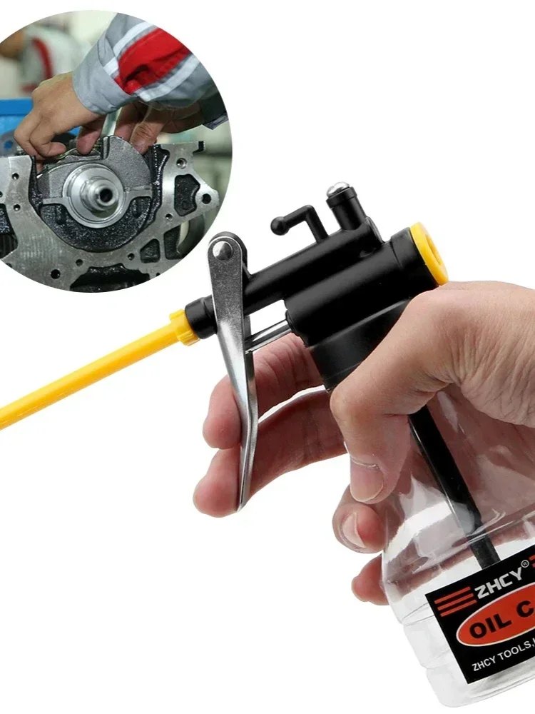 1 Stück Multifunktionale 250ML Hochdruck-Fettpresse Ölpumpe Schmiergerät Transparente Ölkanne für Handwerkzeuge Handy-Reparaturwerkzeuge