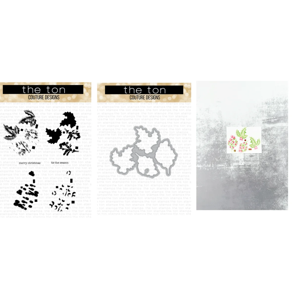 

Holly Bits Layering Stencils for DIY Making Card Scrapbook Embossed Paper Album Craft Supplies Template Decoration 2025 New