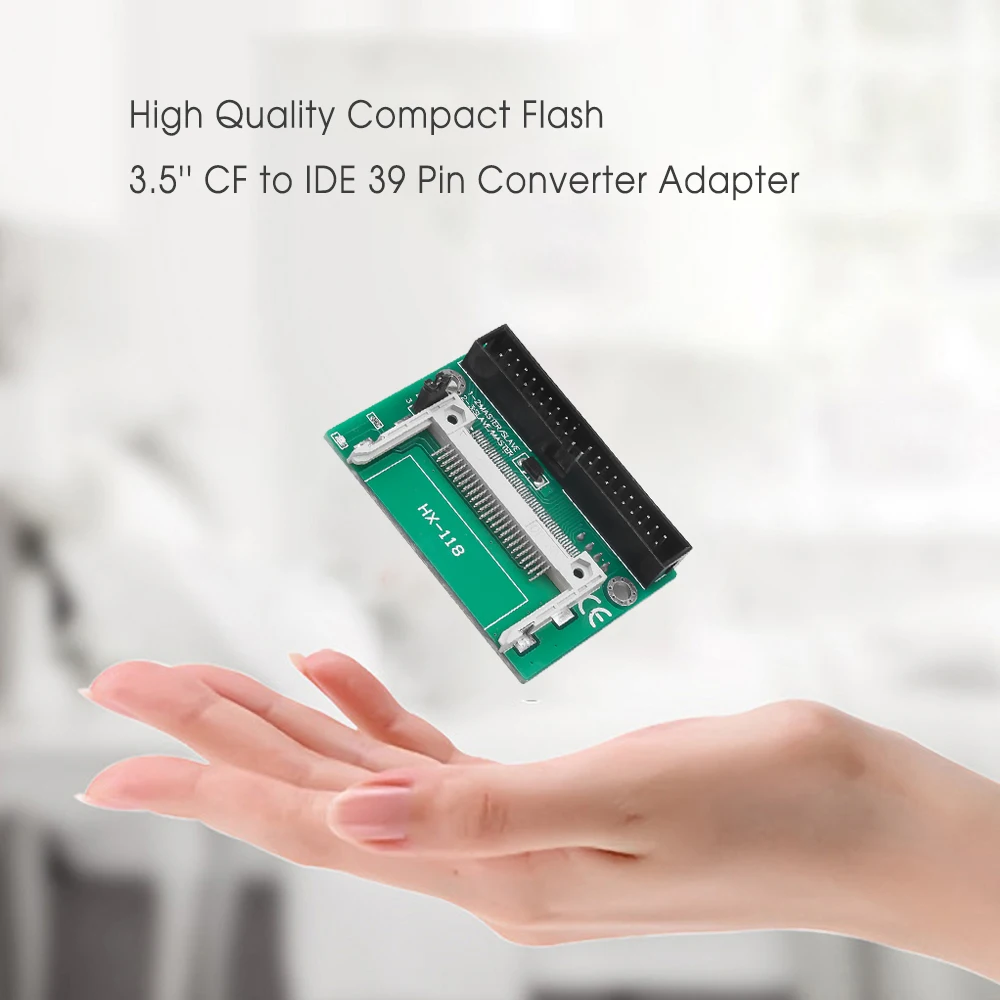 Hot CF To IDE Compact Flash Card Adapter Bootable 40pin CF To IDE 3.5 "ฮาร์ดดิสก์ไดรฟ์อะแดปเตอร์แปลง3.5นิ้วตัวเชื่อมต่อชาย
