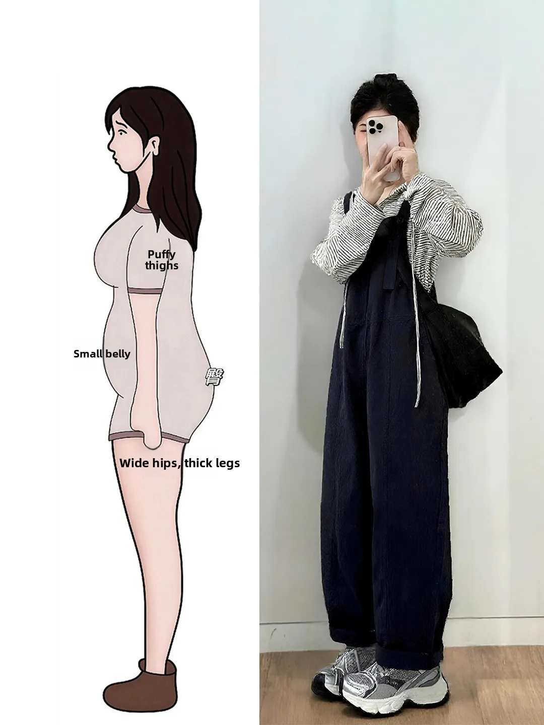 

Spring Faion plus Size Women's Striped Top And Wide Leg Overalls Two Piece Set Vintage Sle Long Sve Hooded Polyester