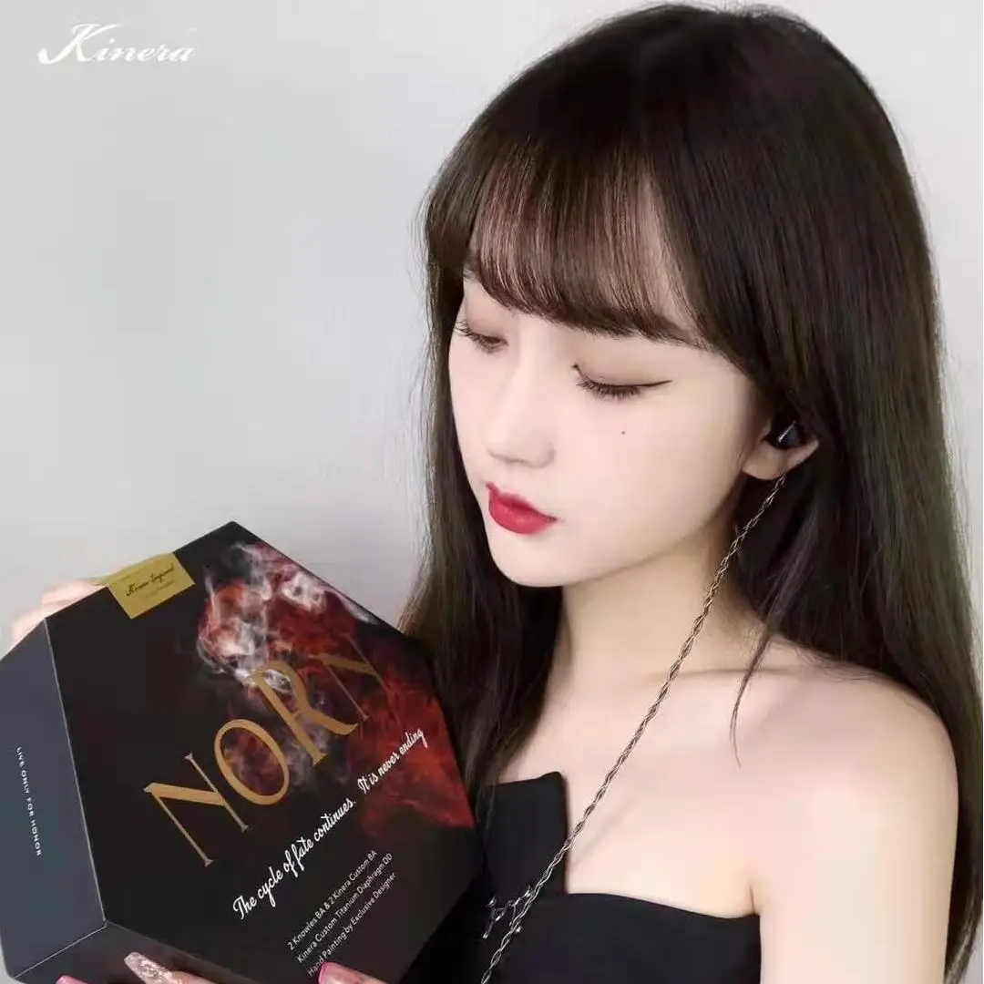 سماعات كينيرا نورون 4BA + 1DD شاشة هجينة HiFi داخل الأذن سماعات موسيقى عشاق الصوت سماعات أذن 0.78 2pin سماعة كابل قابلة للفصل